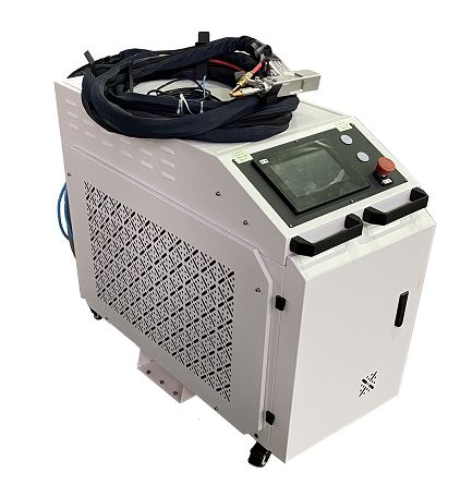 מכונת ריתוך לייזר כף יד 1000W עבור ראש נדנדה יחיד מתכת רתכת לייזר ניידת